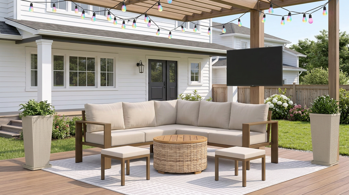 Modern Patio Under $1,000 — AI room design